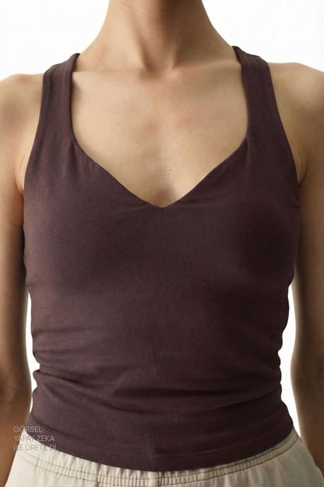 Sleeveless V-neck Backless Thong Bodysuit - Image 5
