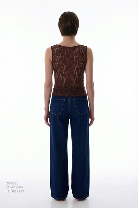Floral Lace Sleeveless Bodysuit - Image 5