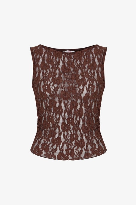 Floral Lace Sleeveless Bodysuit - Image 6