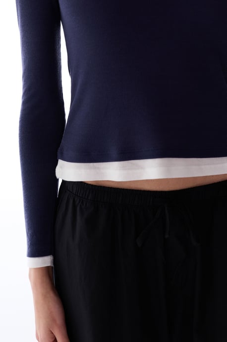 Långärmad rundhalsad bodysuit - Image 4