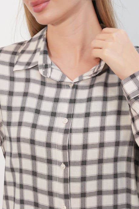 Patterned Long Sleeve Shirt - Image 5