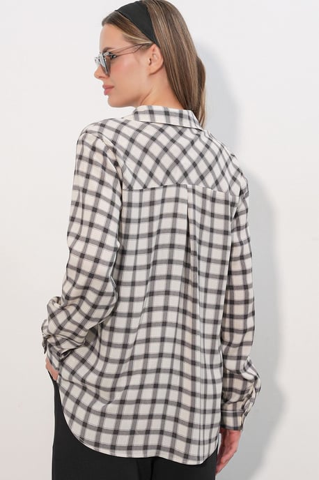 Patterned Long Sleeve Shirt - Image 6