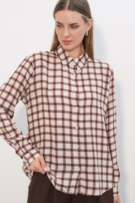 Patterned Long Sleeve Shirt - Image 2