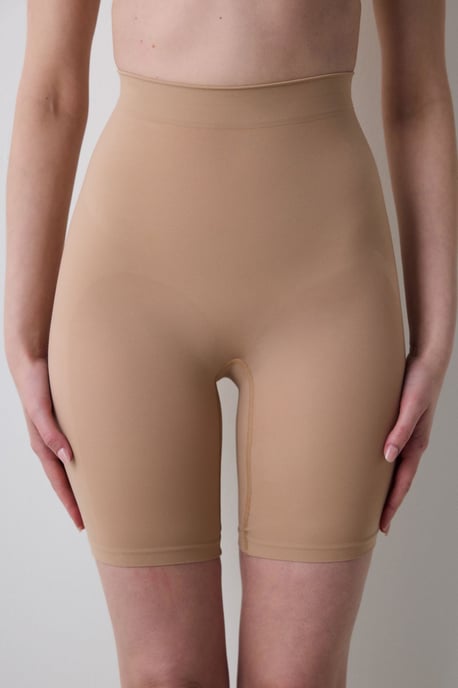 Hoge Taille Gebreide Shapewear Shorts - Image 2