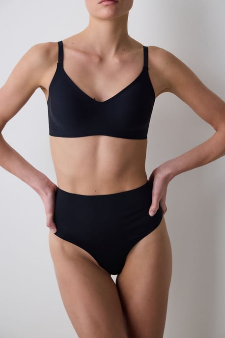 High-Waist Seamless Thong Shapewear - Image 1