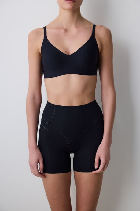 Hoge Taille Gebreide Shapewear Shorts - Image 1