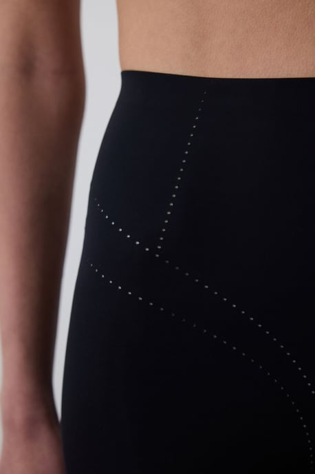 Hoge Taille Gebreide Shapewear Shorts - Image 4