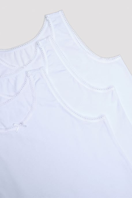 Ungdom Ribbad Bomullstopp 3-Pack - Image 3