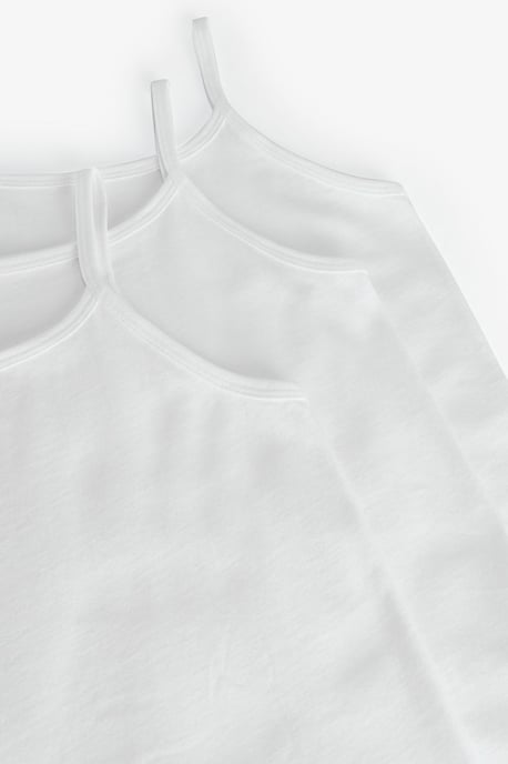 Youth Cotton Thin-strap Tank Tops, 3-pack - Image 3