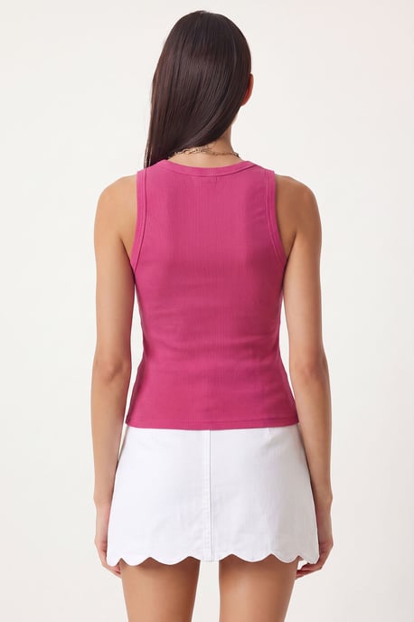 Fitted U Collar Knitted 2- Pack Tank Top - Image 5