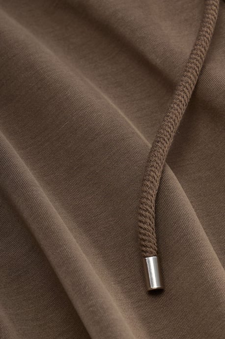 Mid-waist Oversized Knit Culotte Shorts - Image 6