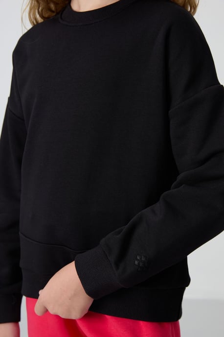 Youth Unisex Cotton-Blend Sweatshirt - Image 3