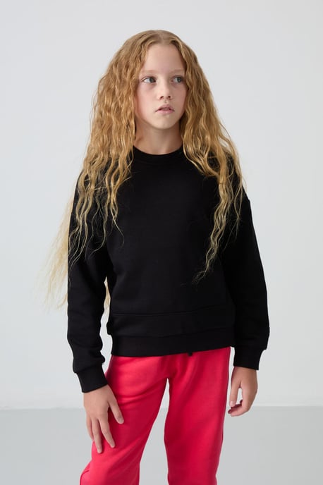 Youth Unisex Cotton-Blend Sweatshirt - Image 4