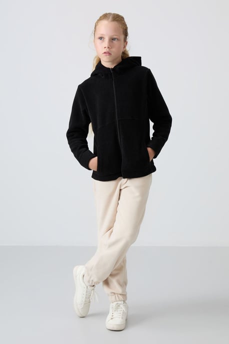 Youth Unisex Hooded Zip Sweatshirt - Image 5
