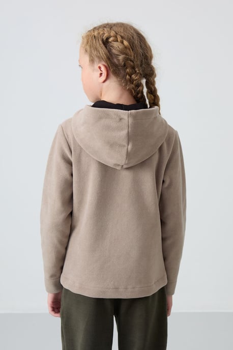 Youth Unisex Hooded Zip Sweatshirt - Image 6