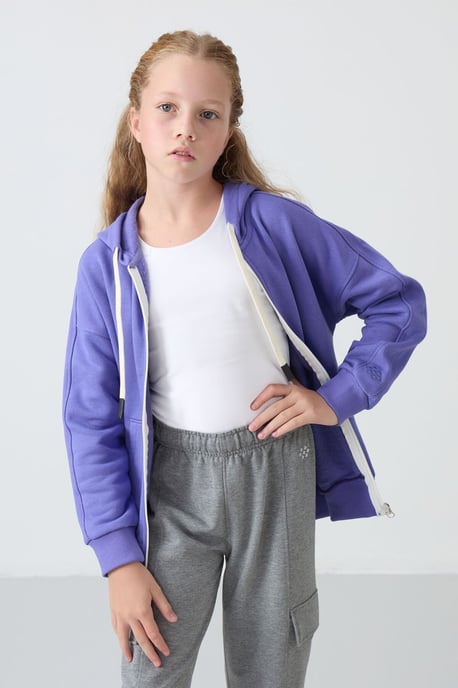 Unisex Youth Cotton-Blend Sweatshirt - Image 2