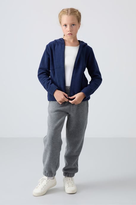 Youth Unisex Hooded Zip Sweatshirt - Image 2