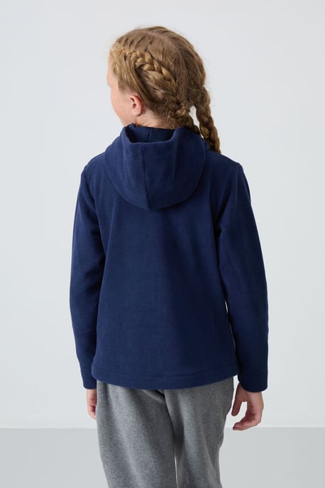 Youth Unisex Hooded Zip Sweatshirt - Image 6
