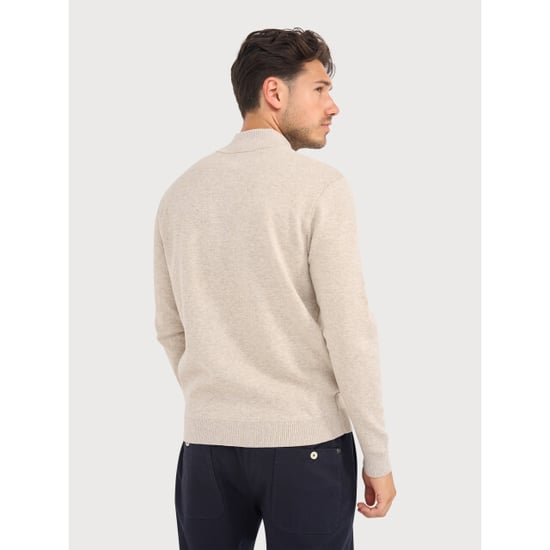Blue Industry Gemêleerde half-zip trui | - Image 4