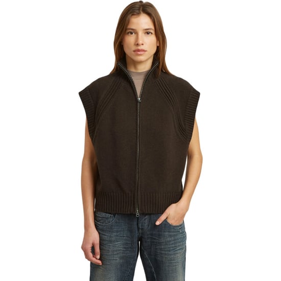 G-Star Heavy moto zip vest knit wmn - Image 1