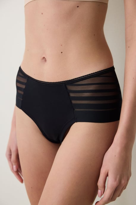 Randig Midjehöjd Hipster Brief - Image 1