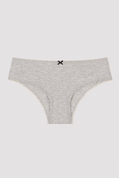 3-Pack Cotton Hipster Briefs With Lace - Image 3