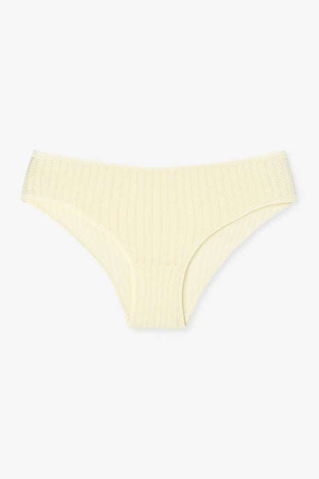 3-Pack Bomullsribbad Midjebyxa - Image 2