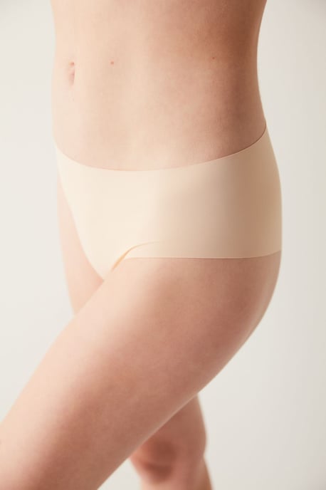 Mid-Waist Knit Brief Panties - Image 1