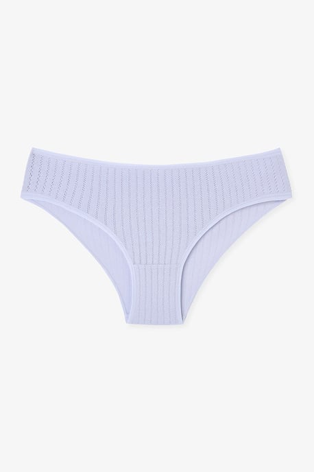 3-Pack Bomullsribbad Midjebyxa - Image 6