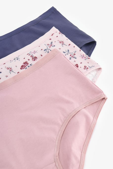 3-Pack High-Waist Floral Briefs - Image 2