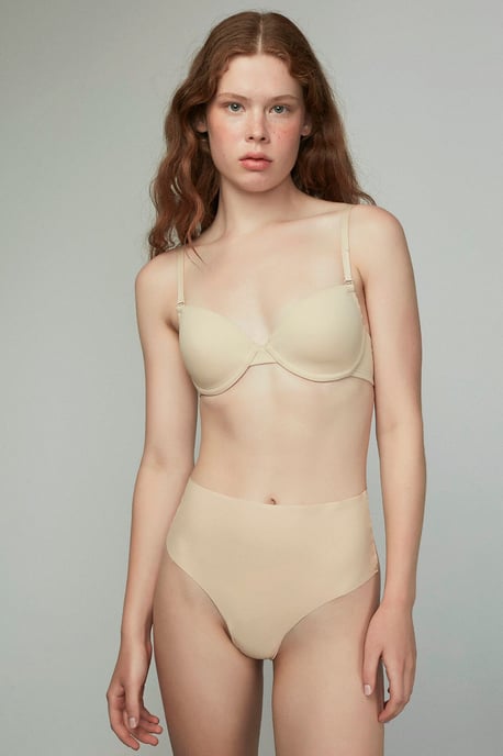 Hoogwaisted Gebreide Jersey Tanga - Image 4