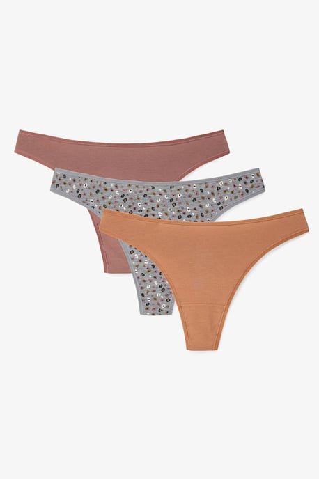3-Pack Låga Bomullstrosor - Image 1