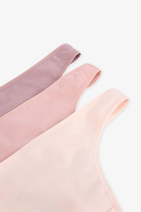 3-Pack Bomull Elastan Midje Trosa - Image 1
