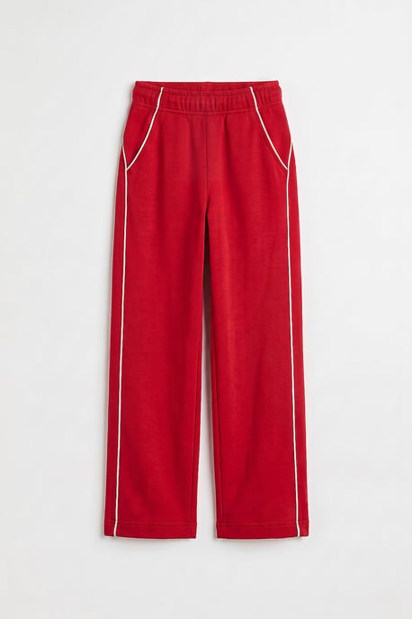 Jeugd Elastische Taille Brede Been Sweatpants - Image 3