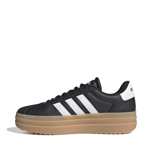 Women's adidas Vl Court Bold Trainers in Blk/Wht/Gum - Image 2