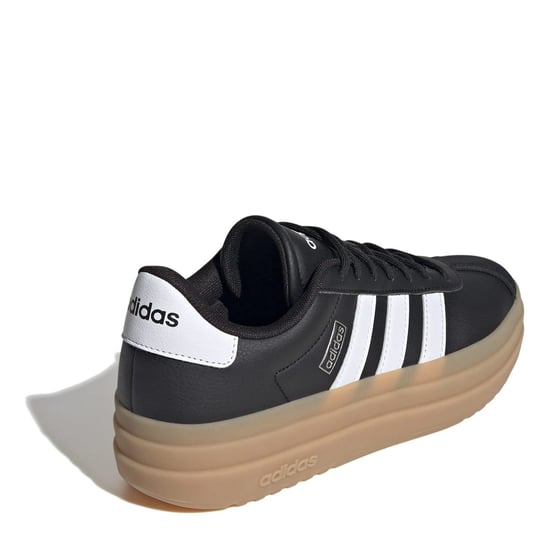 Women's adidas Vl Court Bold Trainers in Blk/Wht/Gum - Image 4