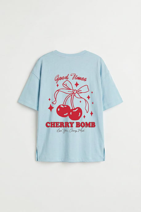 Youth Cotton Elastane T-Shirt - Image 4