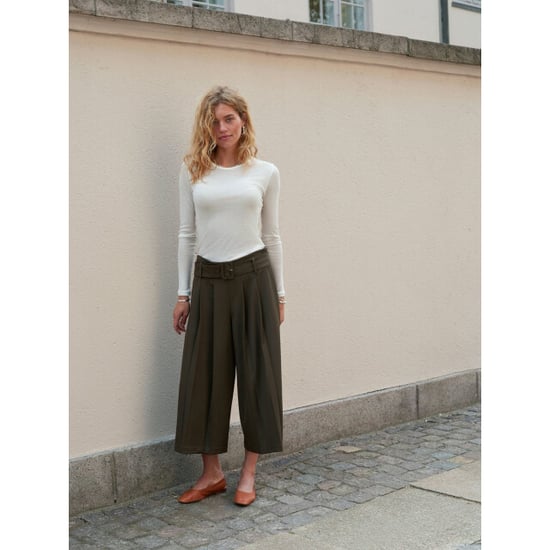 Neo Noir rilene midi pants 169844 676 dark brown - Image 6