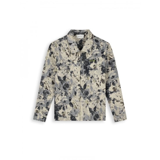 Pure Path 26030204 53 jacquard flower full-zip overshirt purep - Image 3