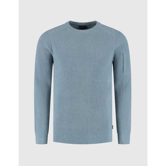 Saint Steve Lux 70045 ashley blue crew neck trui - Image 4