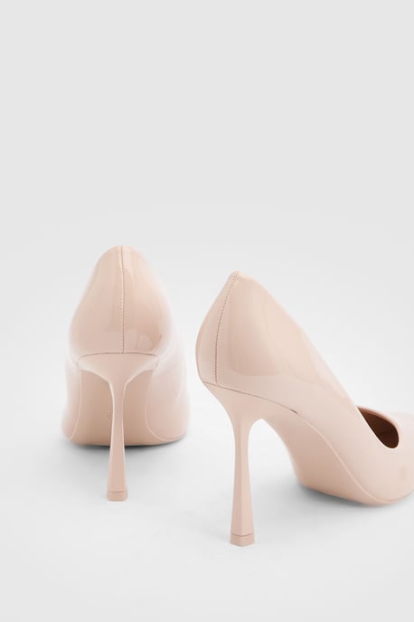 Kelly Faux Patent Leather Very High Stiletto Heel Court Shoes - Image 2