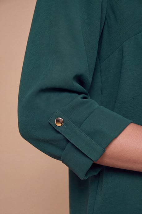 3/4 Roll Sleeve Blouse - Image 4
