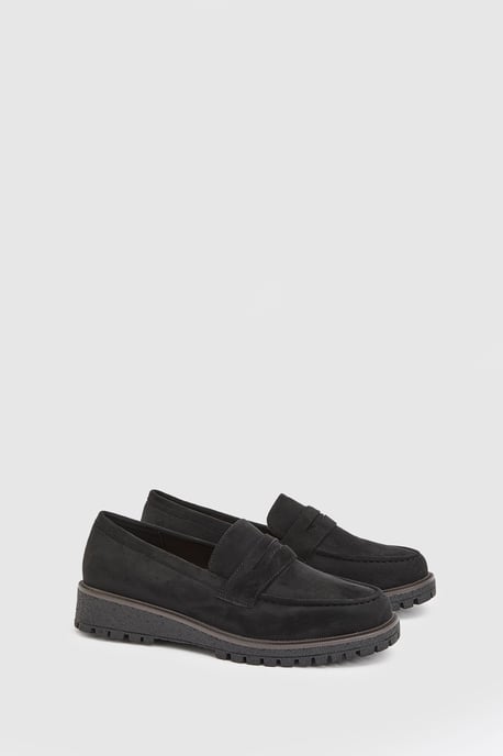 Sidnie Faux Suede Super Padded Loafers - Image 1