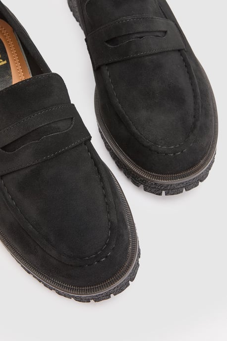 Sidnie Faux Suede Super Padded Loafers - Image 3