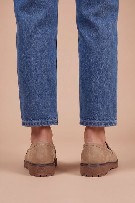 Sidnie Faux Suede Super Padded Loafers - Image 2