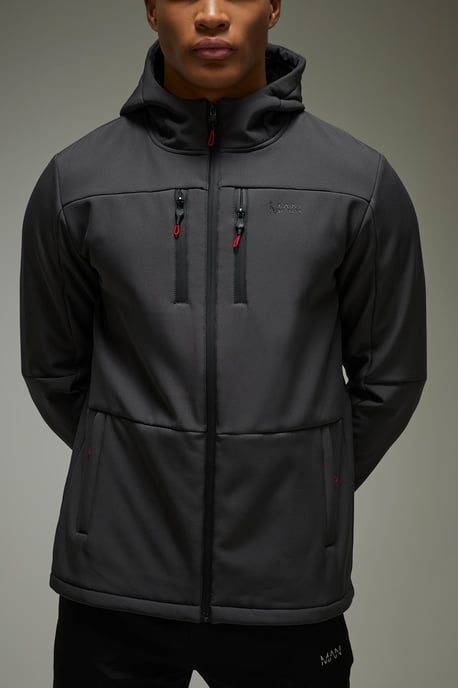 Man Active Soft Shell Regular Fit Jacket - Image 1