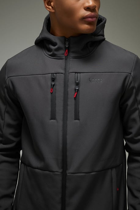 Man Active Soft Shell Regular Fit Jacket - Image 3