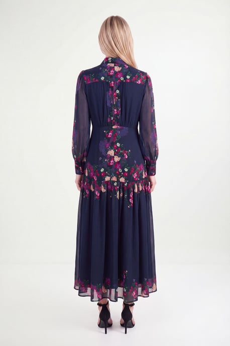 Petite Floral Tiered Shirt Maxi Dress - Image 2