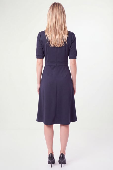 Petite Ponte Snaffle Trim Midi Dress - Image 2