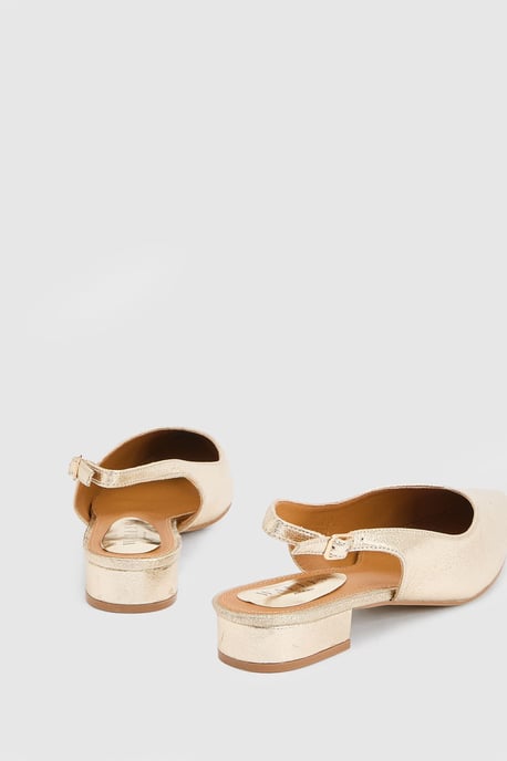 Isla Faux Leather Slingback Pointed Flats - Image 2
